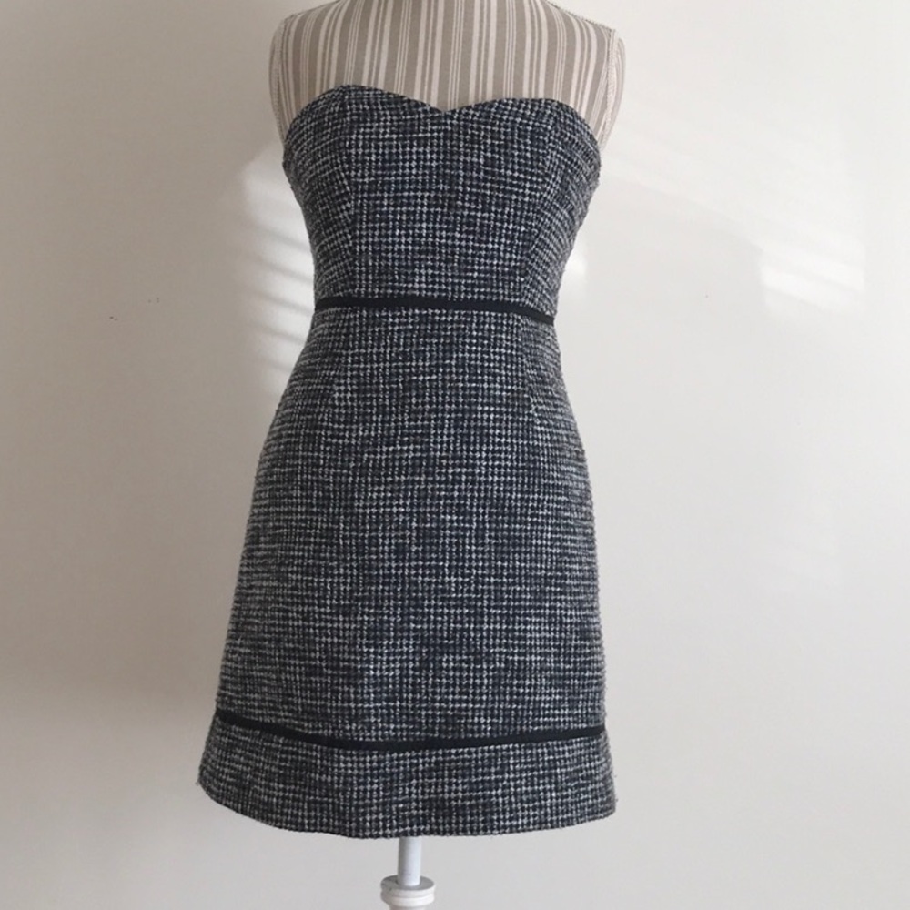 Kimichi blue tweed dress nwot